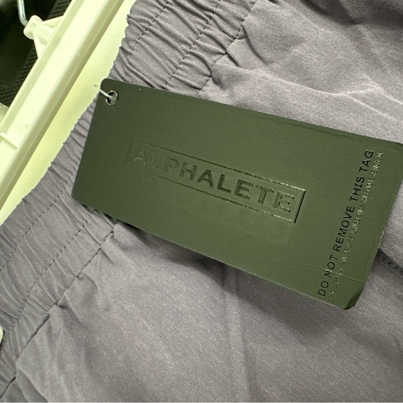 Alphalete Shorts Men’s Sz XL Performance Blue Elastic Waist Running - Picture 3 of 5